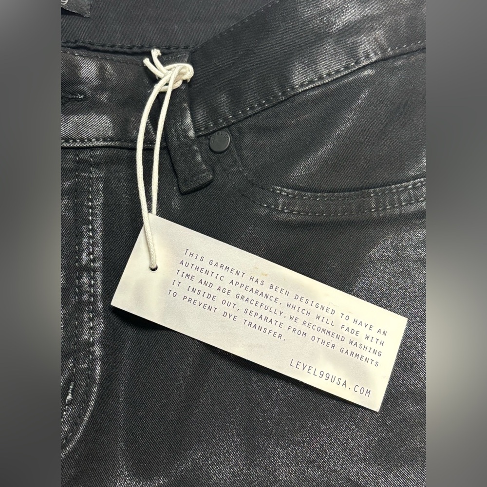 Level 99 Black Skinny Jeans - Picture 4 of 8